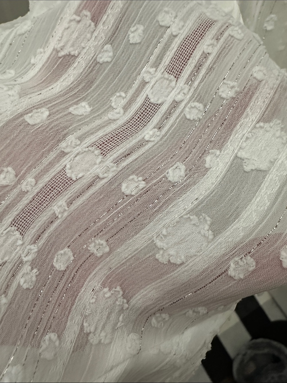 NWT Versona White Ruffle Hi-low Dress Sz XL - Picture 4 of 6